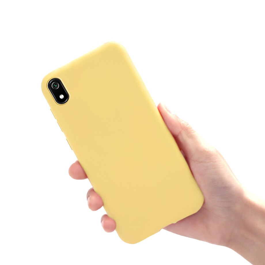Phone Case For Xiaomi Redmi 7A 7 A Matte Black Cover Silicon TPU Soft Cases Back Cover For Xiomi Redmi 7 7A Redmi7A Case Fundas