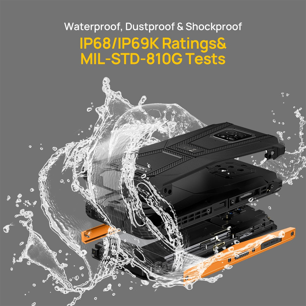 Ulefone Armor 8 Pro 8GB+128GB  Rugged Smartphone Android 11 NFC/IP68/ Smartphone 5580mAh Waterproof Mobile Phone Global version