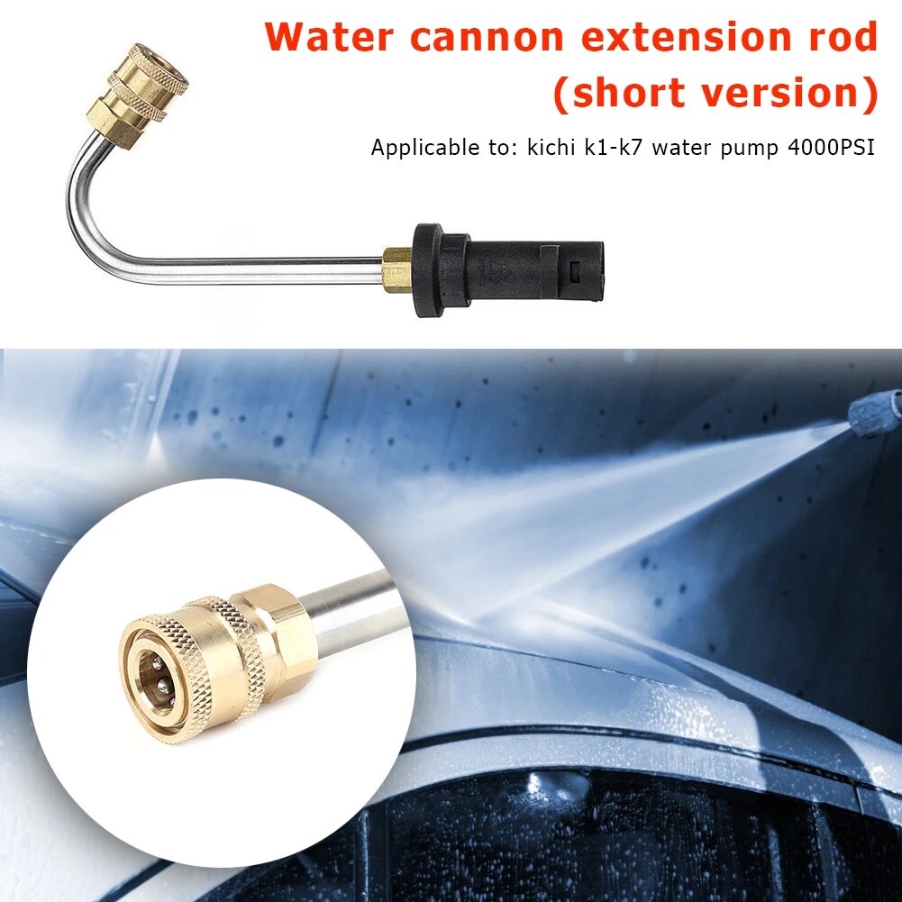 2021 Pressure Washer Gutter Cleaning Wand 1/4 inch Connector Washer Gutter Rod Cleaner Attachment for Karcher K2-K7