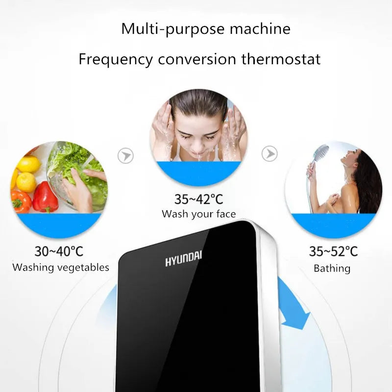 Instant Electric Water Heater for Home Small Three Second Speed Heat Take A Shower Bathroom Bath Machine