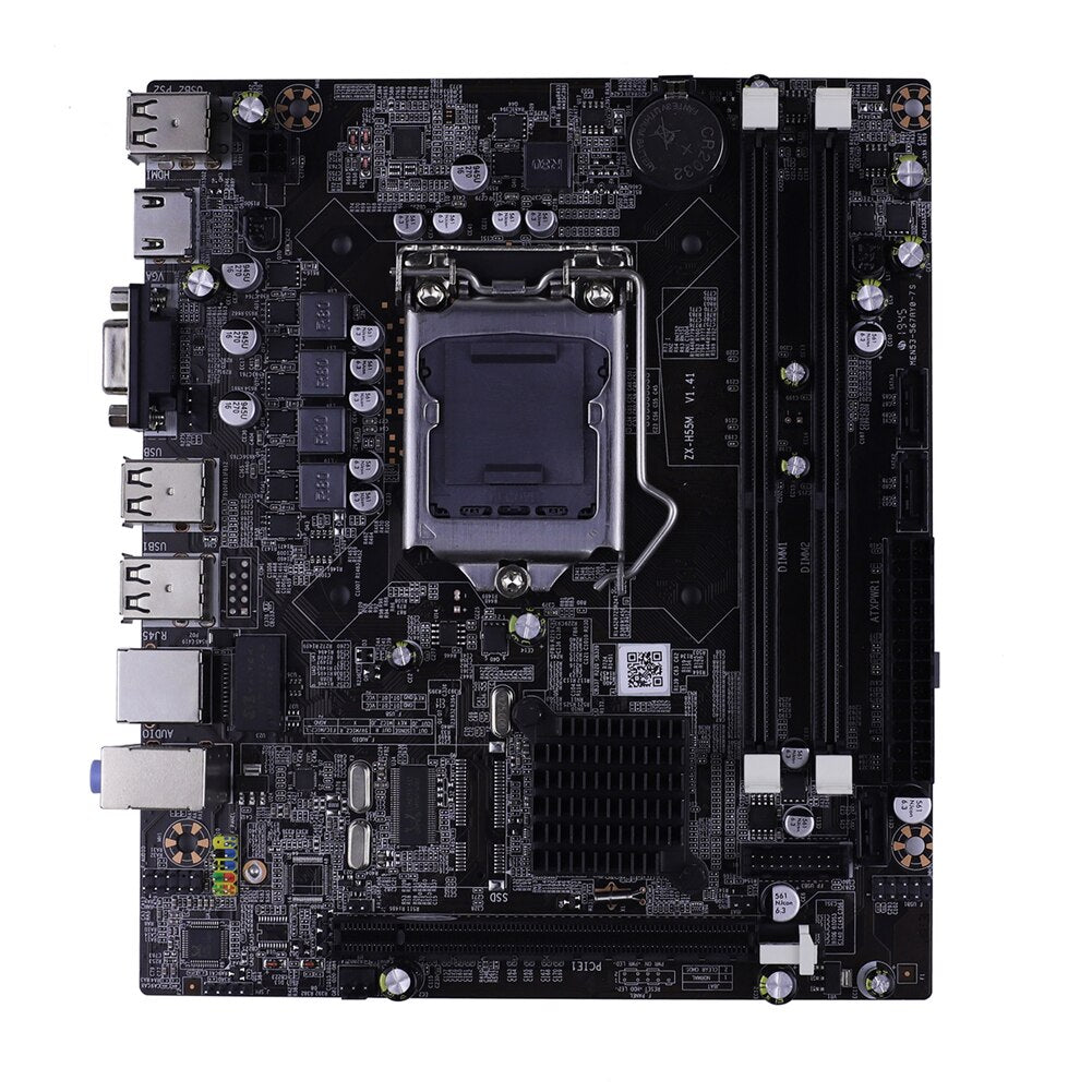 Micro ATX Motherboard H55 Socket LGA 1156 VGA DDR3 Dual Channels for Intel LGA1156Core I3 I5 I7 Xeon 3470 CPU Mainboard