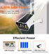 HONTUSEC Solar Camera 1080P WiFi IP Camera 4G LTE SIM Card Wireless Battery Camera Outdoor PIR Human Alarm Solar Power 4G Camera