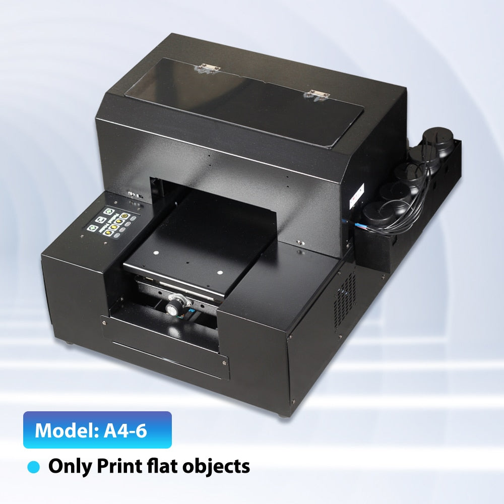 SHBK automatic a4 flatbed and cylinder bottle printer/uv printer phone case/mobil phone case printer
