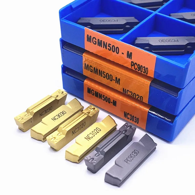 MGMN150 MGMN200 MGMN250 MGMN300 MGMN400 MGMN500 G NC3020 3030 PC9030  grooving carbide inserts  Parting and grooving tool