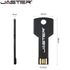 JASTER Metal key Shape USB Flash Drive Pen Drives Custom logo Memory Stick Real Capacity U Disk 4G 8G 16G 32GB 64GB 128GB
