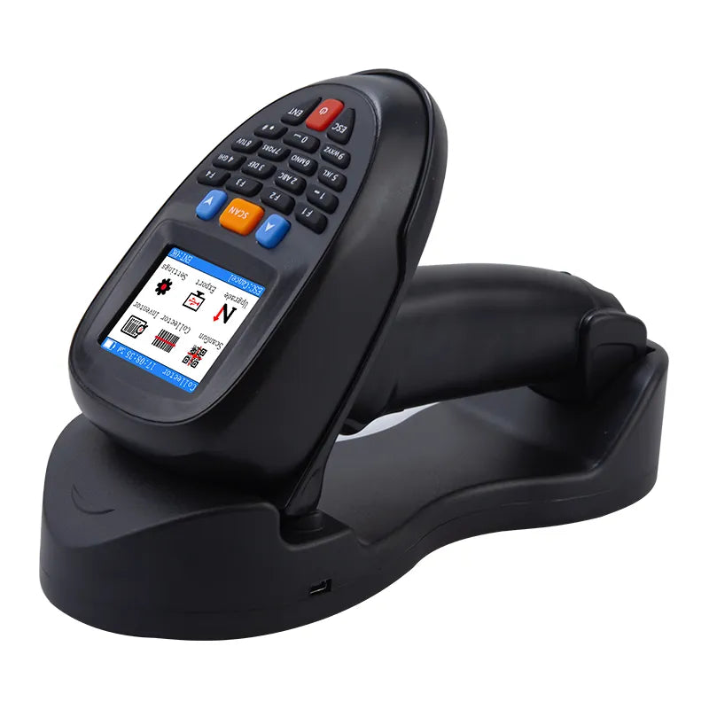 Barcode Scanner Pda Collcetor NS7103 1D 2D QR Code scan Storage Inventory Handheld Repeat Alarm Count LCD Display