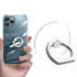 Transparent Cell Phone Ring Holder Stand 360° Degree Rotation Clear Finger Grip Kickstand Compatible Various iPhones Case