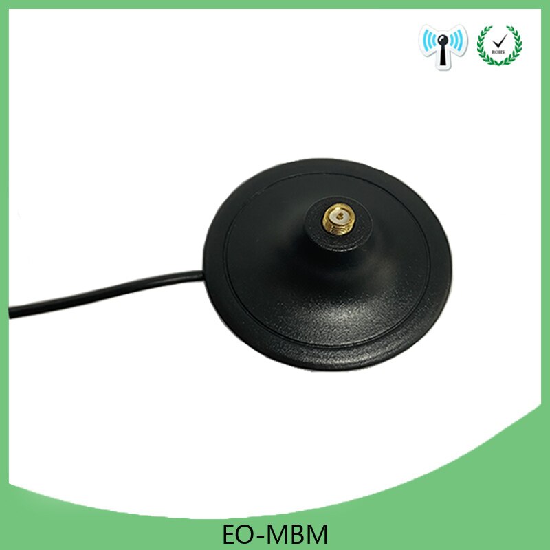 Eoth WiFi Antenna Extension RP-SMA Male IOT to Female Antenna with RG174 3M Cable Magnetic Base for Router Wireless Network Card