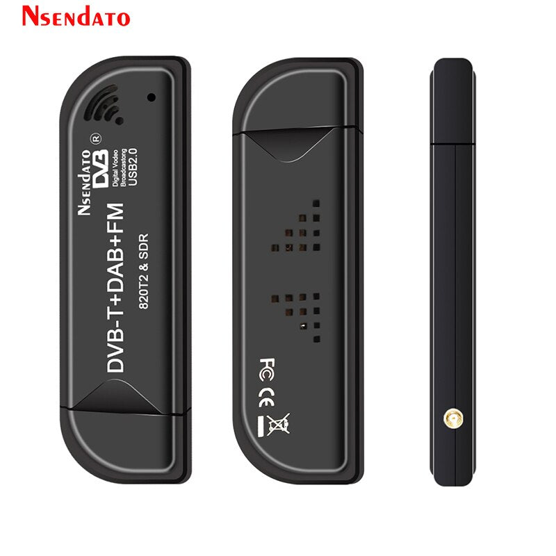 USB2.0 DAB FM Radio DVB-T RTL2832U R820T2 RTL SDR TV Stick Dongle Digital USB TV HDTV Tuner Receiver IR Remote with Antenna