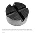 Universal Car Rubber Cross Slotted Jack Pad Adapter Guard Floor Disk Frame Rail Protector For Pinch Weld Side Chassis Trolley