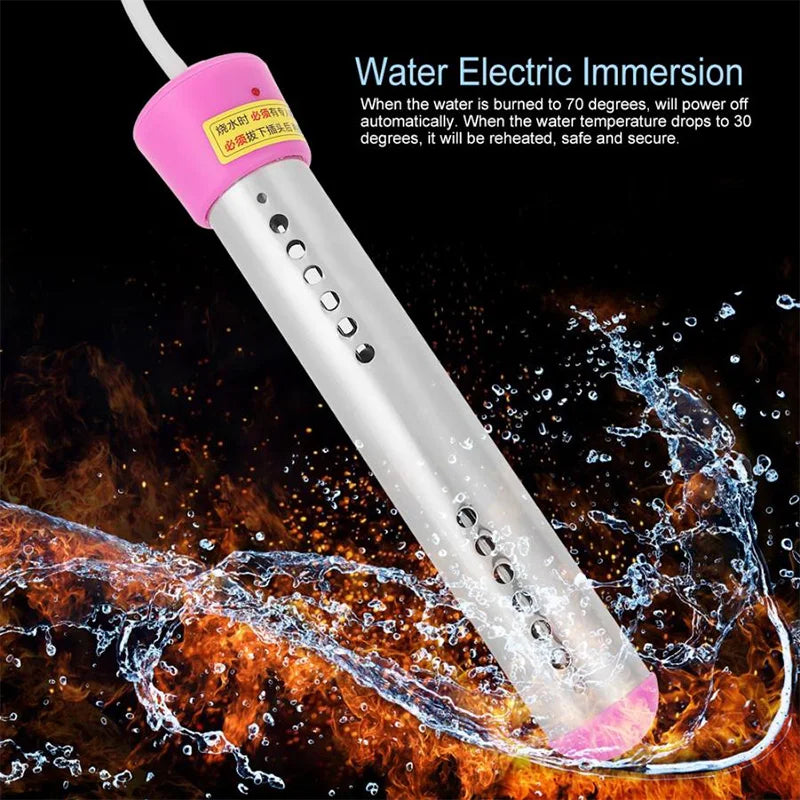 3000W Electric Heater Boiler Water Heating Element Portable Immersion Suspension Bathroom Swimming Pool AU/EU/UK Plug