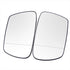 Side Rearview Mirror Heated Glass Heater Anti-fog Defrosting Door Flat Wing Mirrors Fit For Jeep Grand Cherokee 2005-2010