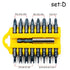 17PCS Electric Screwdriver Bit Set Hex Magnetic Insert Bit Set Torx Flat Head Cross Electric Screwdriver Screws