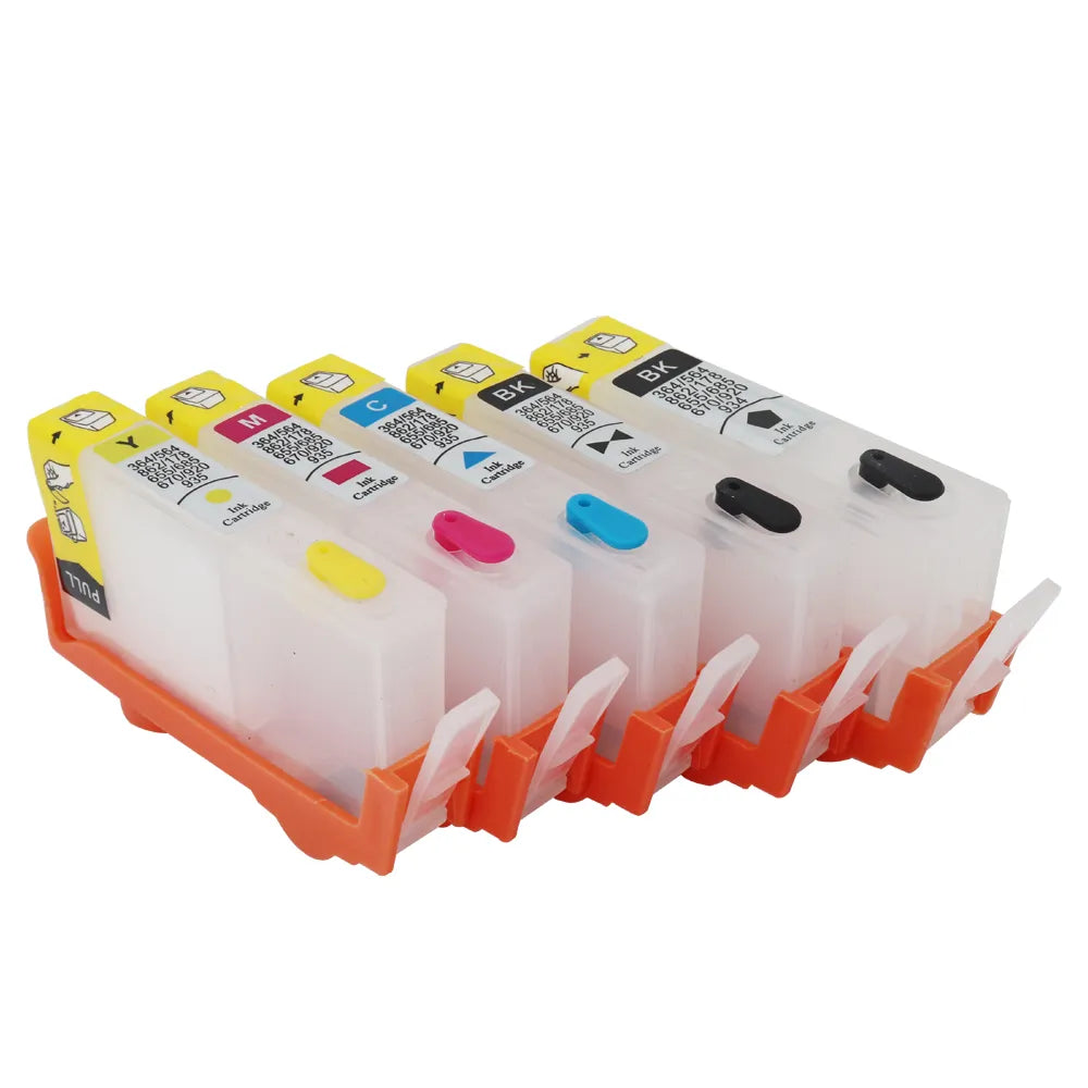 For HP 178 Refillable Ink Cartridge with Chips for HP Photosmart C6380 C6300 C5300 C5383 C5380 C6383 D5460 D5400 D5463 Printers