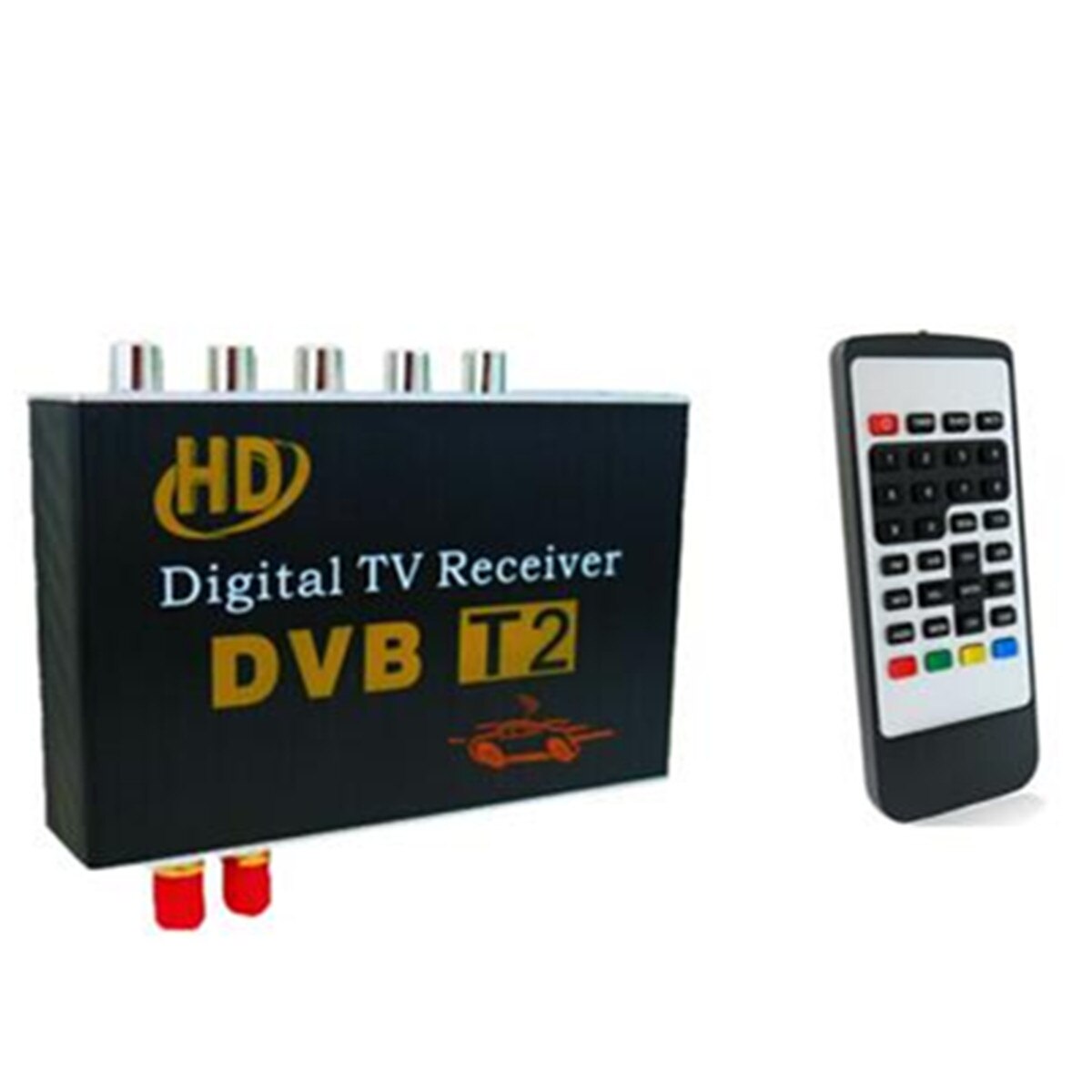 120-150km/h Double Antenna Car DVB T2 Mobile Digital TV Box External USB DVB-T2 Car TV Receiver Russian&Europe&Southeast Asia