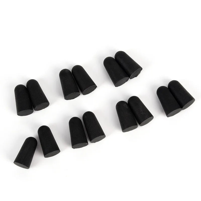 20Pairs Travel Sleep Noise Reduction Soft Polyurethane Ear Plugs Tapered Noise Prevention Earplugs For Travel Sleeping 2colors