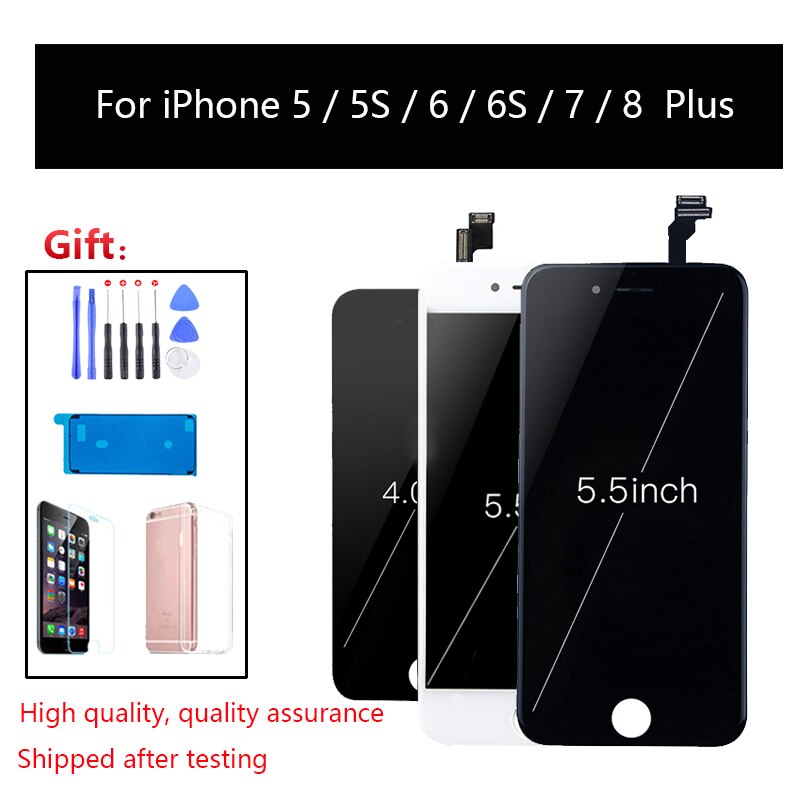 LCD Screen For iphone 6 7 8 6s plus 7 8 Plus Screen Replacement Diaplay For iphone 5 5S 5C 5se LCD Touch Screen Digitizer AAA+