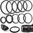 Metal Step Up Rings Aluminum Universal Lens Adapter Filter 72-77 72mm-77mm For Canon Nikon sony all camera DSLR