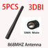 868MHz 915MHz lora Antenna 3dbi SMA Male Connector GSM 915 MHz 868  IOTantena antenne waterproof +21cm RP-SMA/u.FL Pigtail Cable