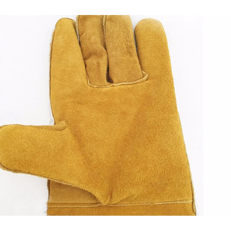 New 2020 Cowhide Aluminum Foil Work Gloves Tig Mig Welding Of Fire Insulation To High Temperature Protection Glove