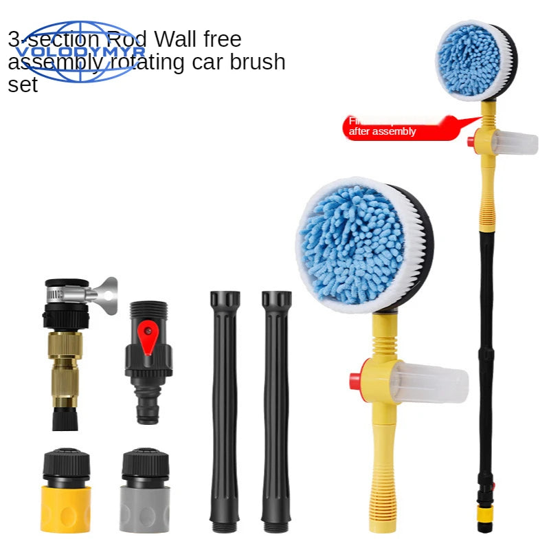 Volodymyr Car Wash Brush Cleaning Tools Mop Telescoping Long Handle Car Chenille Broom Auto Accessories Pressure Washer Machine