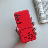 For Samsung A32 5G 4G A325F Phone Case Soft Bumper TPU Silicon Back Cover For Samsung Galaxy A32 a 32 5G 4g Shockproof Cute Case