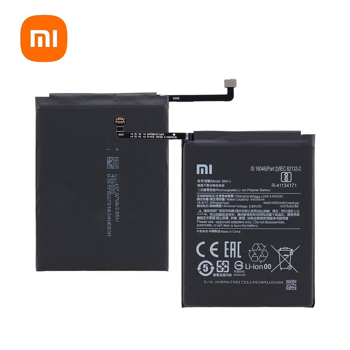 Xiao mi 100% Orginal BM4J 4500mAh Battery For Xiaomi Redmi Note 8 Pro Note8 Pro High Quality Phone Replacement Batteries +Tools