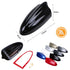 Rhyming Universal Auto Shark Fin Antenna FM/AM Signal Enhancemen Aerials Gloss Black Waterproof For all Flat Streamlined ABS