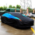 Universal 190T Full Car Covers Outdoor Waterproof UVs Sun Rain Snow Reflective Protection Cover For SUVs Jeep Sedan Hatchback