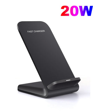 FDGAO 30W Wireless Charger Stand For iPhone 14 13 12 Pro Max 11 XS XR X 8 Samsung S22 S21 S20 Type C Fast Charging Dock Station