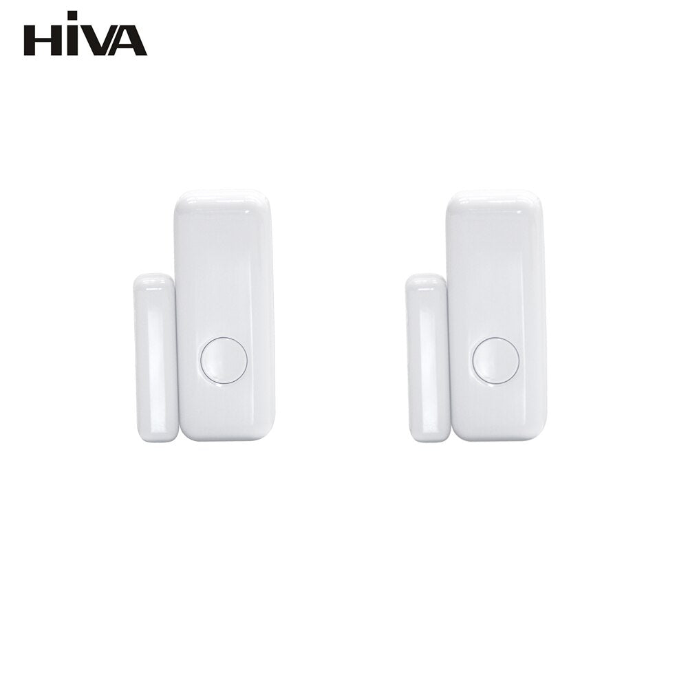 Wireless Magnetic Door & Window Sensor EV1527 Coding Mode RF 433MHz for Home Security Alarm System Home Burglar Alarm Kits
