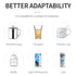 2022 New Coffee Cups Warmer Mug Heated Electric Kettle Teapot 2 Temperature Mode 60℃ 4h Auto Shut Home Office Accessories