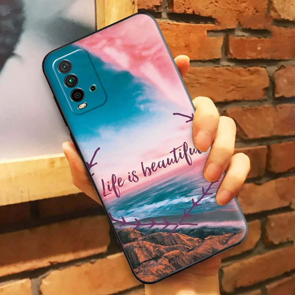 Case For Xiaomi Redmi 9T Case on Redmi 9T Soft Silicone TPU Back Cover Case For Xiaomi Redmi 9T Cool Fashion Bumper Cute Case