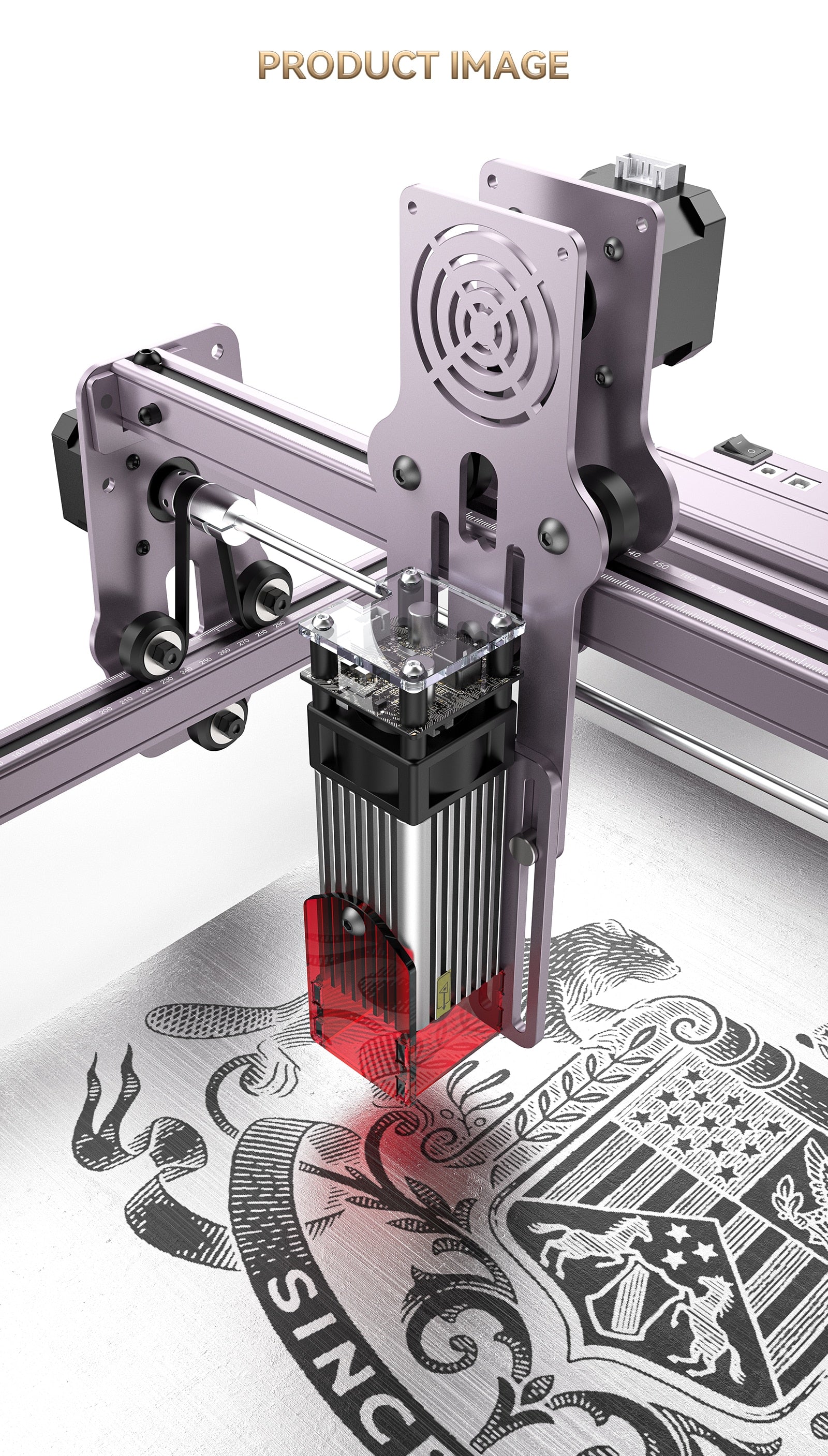 ATOMSTACK A5 Pro Ultra-fine Laser Engraving Machine Engraver 410*400mm Area 40W Desktop Craving Printer CNC Cutting Cutter