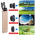 3 in 1 Fisheye Phone Lens Wide Angle Zoom Lens Fish Eye Macro Lenses Camera Kits With Clip Lens On The Phone For All Smart Phone