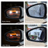 2PCS Car Rain Rearview Mirror Films Waterproof Anti-Fog Car Mirror Rain Cover Anti-rain Car Window Rain Protector Glass Film