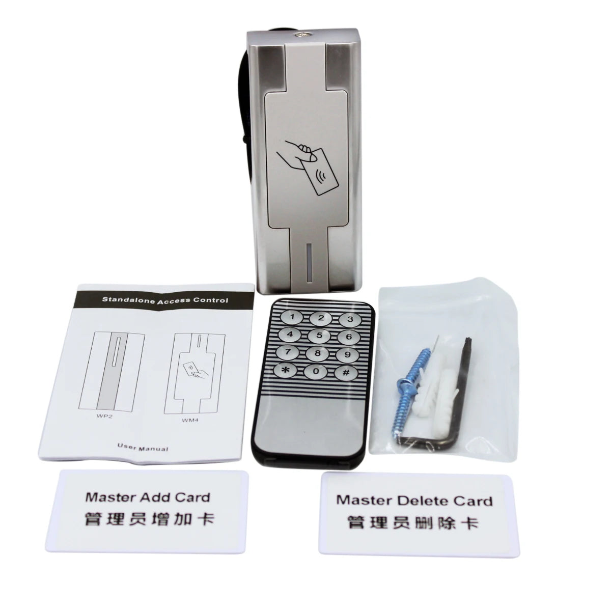 125khz RFID Metal Access Control Reader 3000 User Proximity RFID Card Reader Access Control System Waterproof IP67 wiegand input