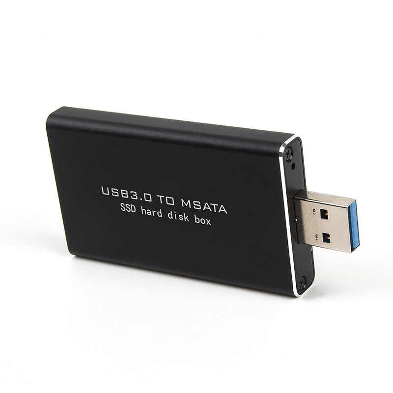 MSATA to USB 5Gbps USB 3.0 to mSATA SSD Enclosure USB3.0 to mSATA Case Hard Disk Adapter M2 SSD External HDD Mobile Box HDD Case