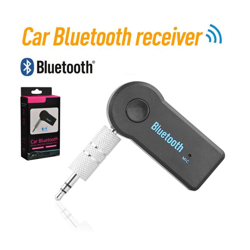 Bluetooth 4.0 Receiver for Car 3.5mm AUX Stereo Adapter Noise Cancelling Music Receiver for PC TV Phone Video Player