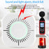 TISHRIC 433Mhz Wireless Smart Wifi Smoke Detector Fire Alarm Sensor  Smoke Sensor Compatible With Sonoff RF Bridge