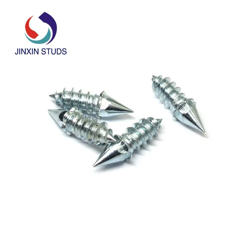 JX6*6-H25-T10/100PCS Tire Studs Screws Universal Anti-Slip Snow Nails for Car Motorcycle Off-road Tyre Cleats Auto Snow Spikes