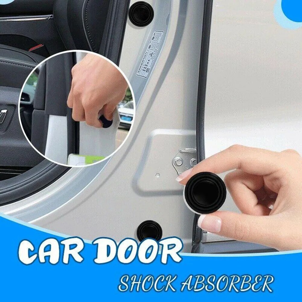 8pcs Car Door Shock Absorber Cushion Gasket Soundproof Patch Sticker For Renault Clio For Bmw E46 For Golf 7 Unviersal 2.5mm