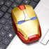 Cool Wireless Iron Man Mouse Mice Ergonomic 2.4G Portable Mobile Computer Click Optical USB Receiver for PC Laptop Mac Book