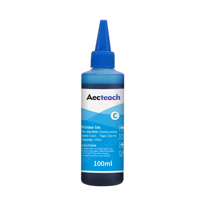Aecteach new 400ml Universal Refill Ink kit for Epson for Canon for HP for Brother Inkjet Printer CISS Cartridge Printer Ink