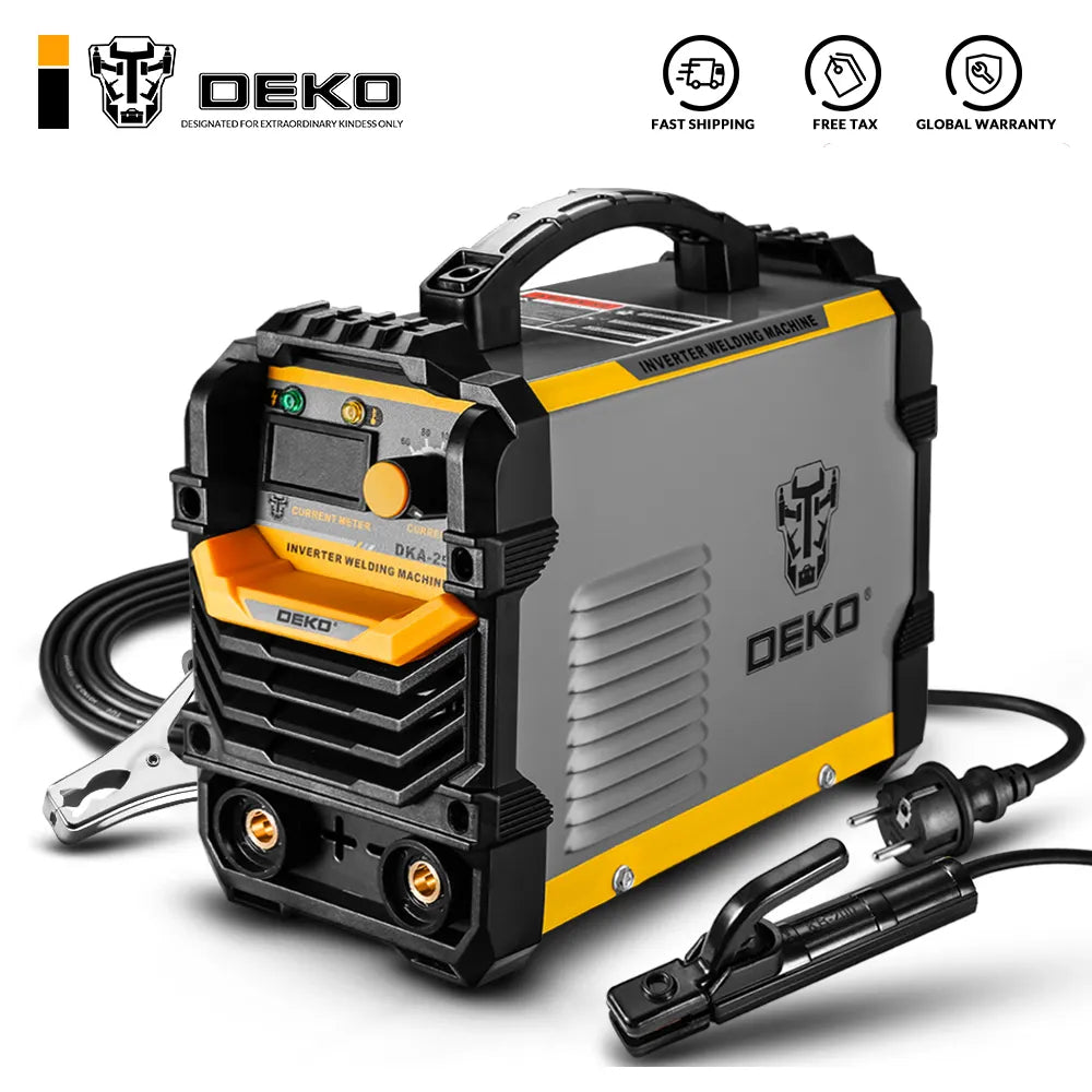 DEKO DKA Series DC Inverter ARC Welder 220V MMA  IGBT Portable Welding Machine High Quality for Home Beginner Welding Work