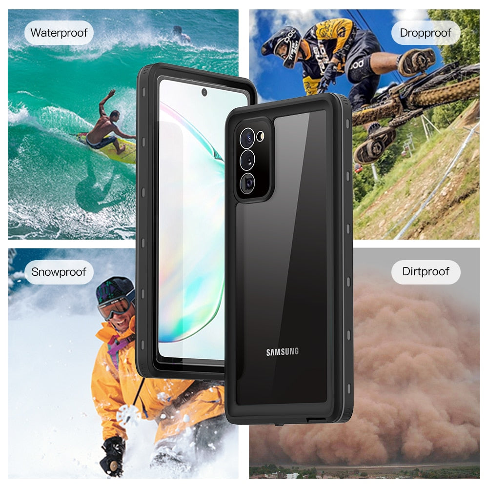 IP68 Waterproof Case For Samsung Galaxy S22 Ultra S23 Note 20 S21 FE S20 Plus A53 A52 A12 A32 A13 Outdoor Swimming Phone Cover