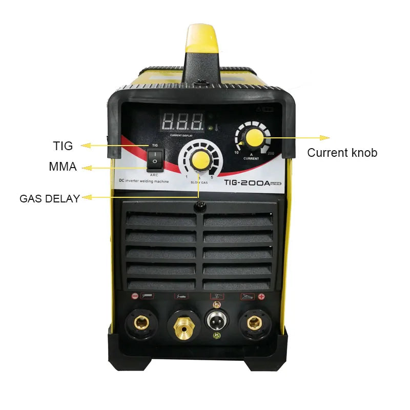 IGBT Inverter tig welder Welding Machine maquina de soldar for Aluminium Stainless Steel Carbon steel Mosfet TIG200A