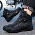 Motorcycle Boots Motorcycle Shoes Moto Gear Shift Pads Cycling Shoes Off-Road Motorcycle Shoes Rubberoutsole Wear-Resistant