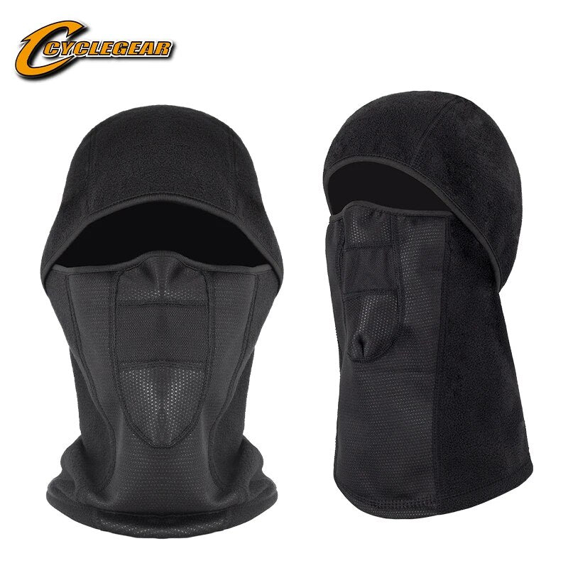 Keep Warm Balaclava Winter Motorcycle Bike Helmet Inner Cap Women Men's Cycling Skiing Face Mask Full Face Thermal Windproof Hat