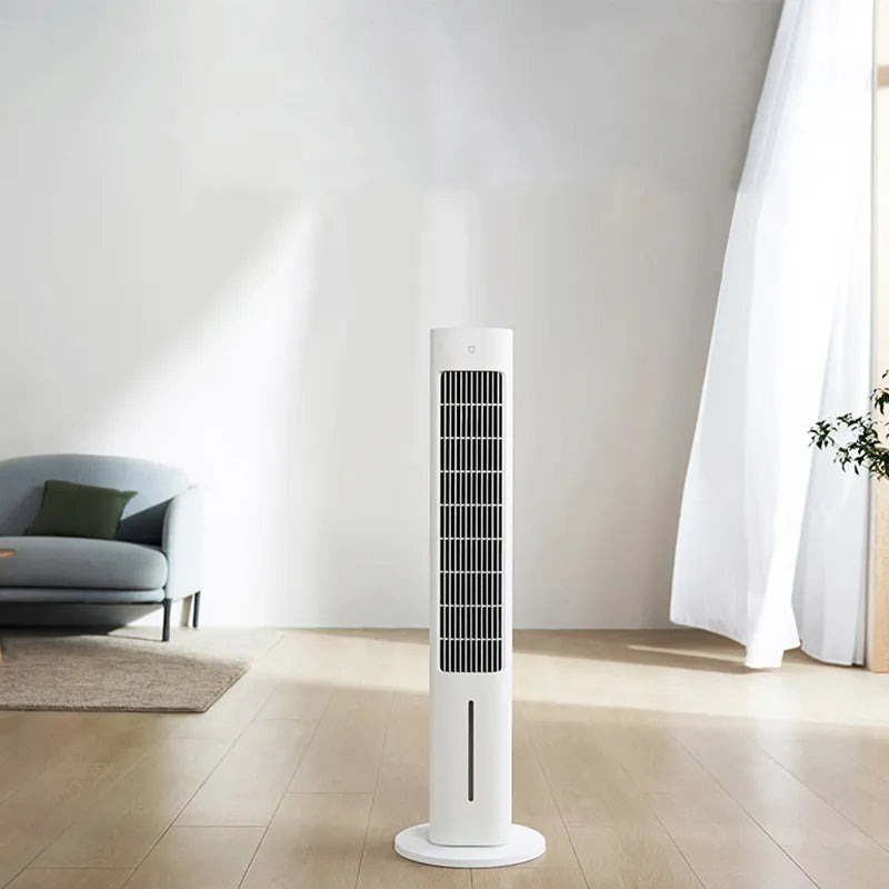 XIAOMI MIJIA Smatr Evaporative Cooling Fan Portable Air Conditioner Cooler 7.9m/s Strong Wind Speed 99.99% Antibacterial Rate